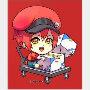 Hataraku Saibou: Cells at Work - Red Blood Cell Posters and Art